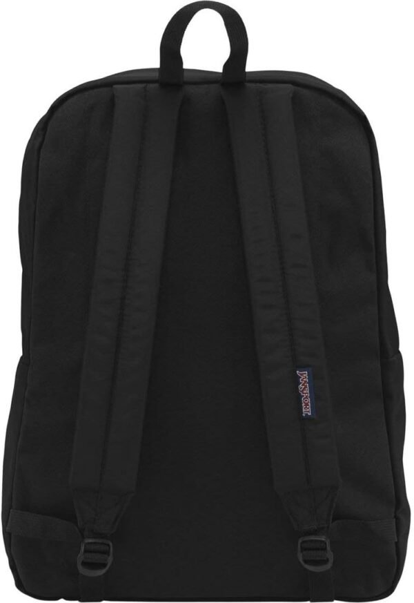 JanSport SuperBreak One Backpacks, Black - Durable, Lightweight Bookbag with 1 Main Compartment, Front Utility Pocket with Built-in Organizer - Premium Backpack - Image 2