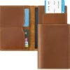 Jack&Chris Leather Passport Holder, Handmade Passport cover, Travel Wallet Cover Case for Men and Women, Leather Travel Documents Organizer Protector, JC107 - Image 2