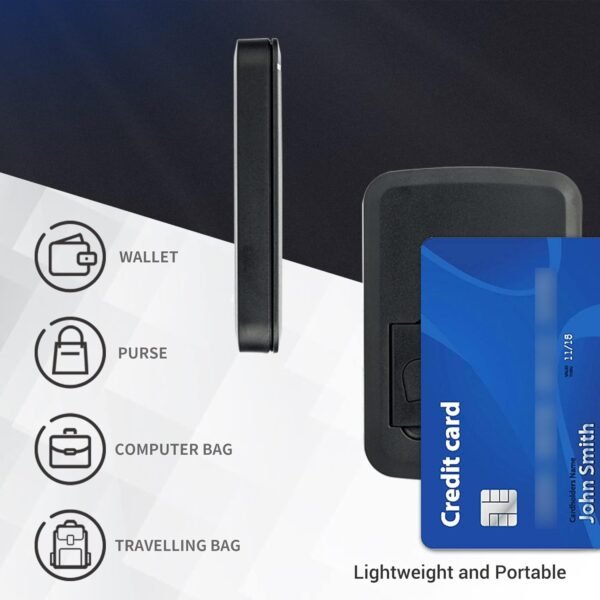 Multi-Functional Compact Cable Card with 22" USB-C Cable & USB-A/Micro-USB/Light/OTG USB Adapter Kit Cable Convertor Storage Box for Traveling Phone Pad Charging PC Computer Data Transfer - Image 4