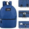 Trail maker Classic 17 Inch Backpack with Adjustable Padded Shoulder Straps - Image 2